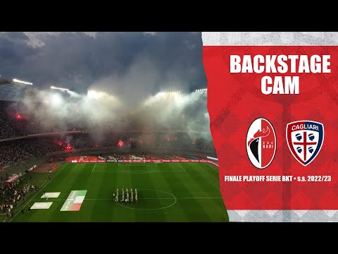 ⚪🔴🎥 THE BACKSTAGE CAM • Bari-Cagliari 0-1 • s.s. 2022/23 Finale PlayOff Serie BKT • Tunnel Cam
