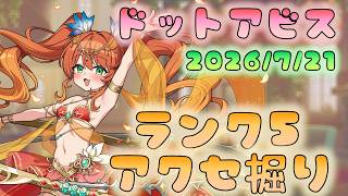 🔴【#ドットアビス】厄災Lv22きたーー！　ランク５アクセ掘るよ！