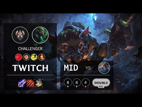 Twitch Mid vs Yasuo - TR Challenger Patch 10.4