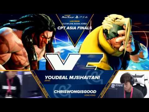 SFV: Haitani vs Chriswong CPT Asia Finals Top 16 - Capcom ProTour2016