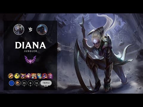 Diana Jungle vs Udyr - EUW Master Patch 12.18