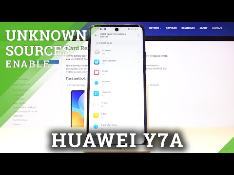 How to Allow Unknown Sources in HUAWEI Y7a – Allow Apps Installation