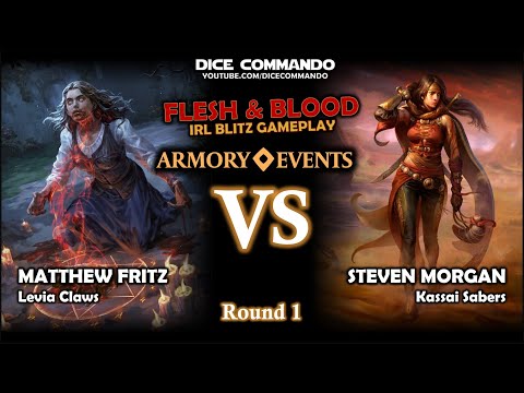 Flesh and Blood TCG | Armory Blitz Tournament | Round 1 [Play-by-Play Commentary & Overlay]