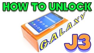 How to Unlock Samsung Galaxy J3 for ANY CARRIER (Cricket, AT&T, T-Mobile, MetroPCS, ETC)