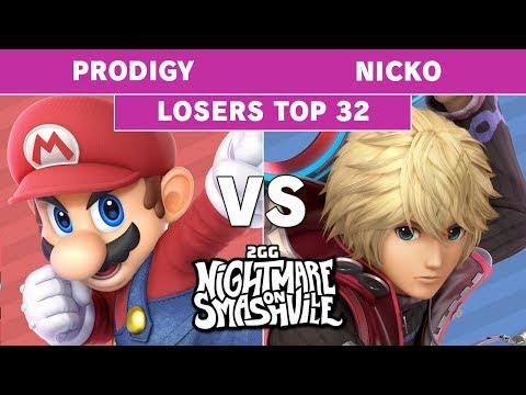 2GG NoS - Armada | Prodigy (Mario) Vs Demise | Nicko (Shulk) Losers Top 32 - Smash Ultimate
