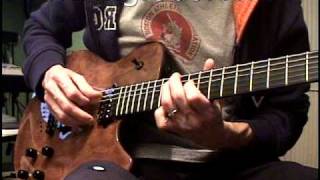 Video thumbnail for Parker PM20 PM-20 2008 Quilt Bubinga Guitar Clean Pickups and Coil Tap by WayneJoness