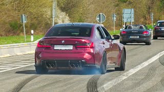 Cars Leaving Nürburgring Tankstelle - EPIC BMW M DRIFTS, 765LT Spider, GTR, 500+HP 7R, 992 GT3 RS