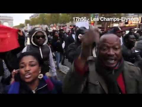 Les opposants congolais au référendum envahissent les Champs-Elysées