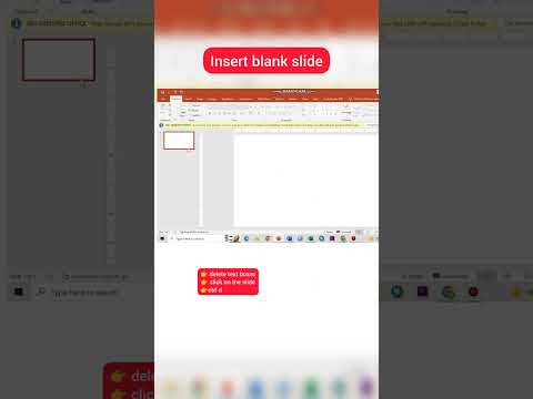 Add blank slide in PowerPoint #shorts #powerpoint #powerpointtutorial #powerpoint_tips
