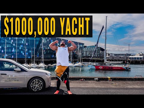$1 Million Yacht (Tour) + 1,000-mile Iceland Swim