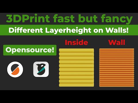Different Wall Layerheight For 3d Prints Now Opensource