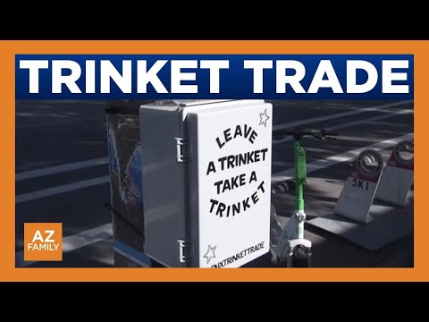 Trinket trade box draws visitors to downtown Phoenix