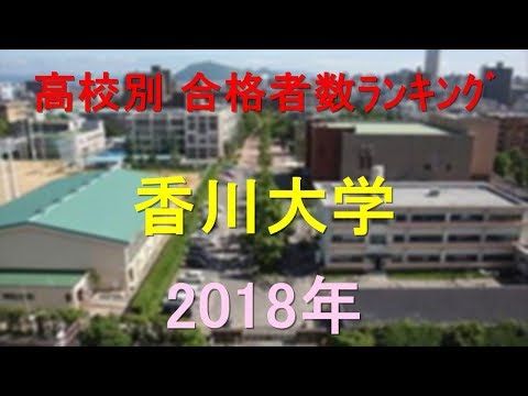 栄養学科 香川大学 高校別合格者数ランキング 2018年【グラフでわかる】