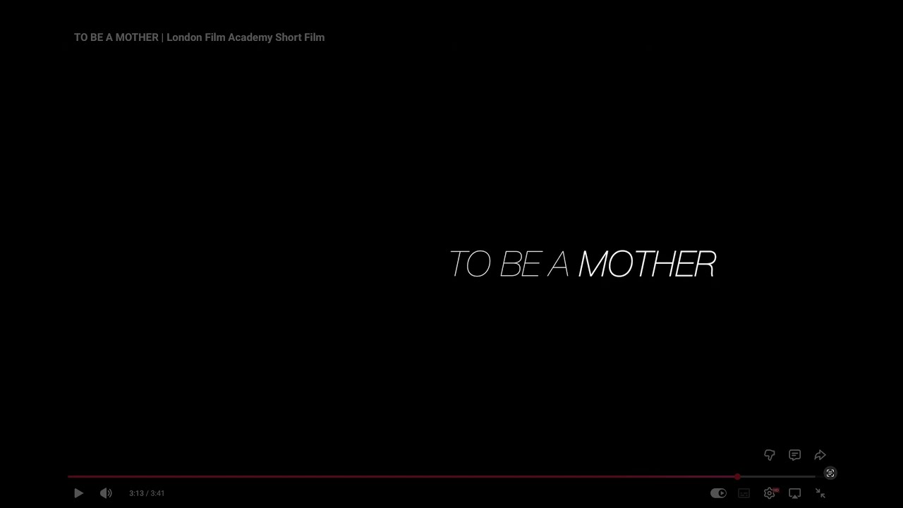 Miniature de la vidéo TO BE A MOTHER | London Film Academy Short Film du film To Be A Mother