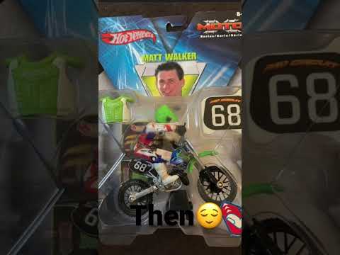 Dirt bike toys then vs now