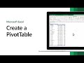 Create A PivotTable In Microsoft Excel