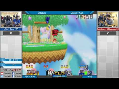 CEO Dreamland Smash 64 - NTA + Alvin vs Barksanchez + Nintendude - Doubles Grand Finals