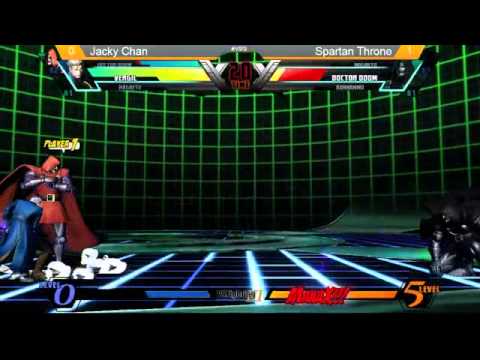 VSFighting III - UMVC 3: ED|Jacky Chan Vs Spartan Throne (Losers Bracket Match)