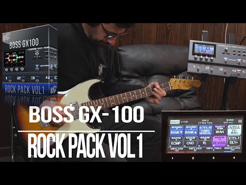 Boss GX-100 Patches | Rock Pack vol1 | Playthrough Demo