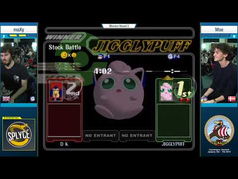 Valhalla II - maXy (Jigglypuff) Vs. Moe (Donkey Kong) - Winners R3 - Melee Singles