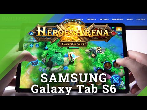 Heroes Arena Gameplay on SAMSUNG Galaxy Tab S6 – Check Gaming Quality