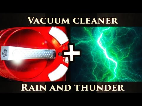 ★ 2 hours Vacuum Cleaner + rain and thunder Sound ★ Perfect to relax or Sleep ★