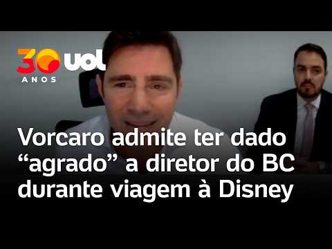 Vorcaro admite ter dado ‘agrado’ a diretor do Banco Central durante viagem à Disney; veja depoimento
