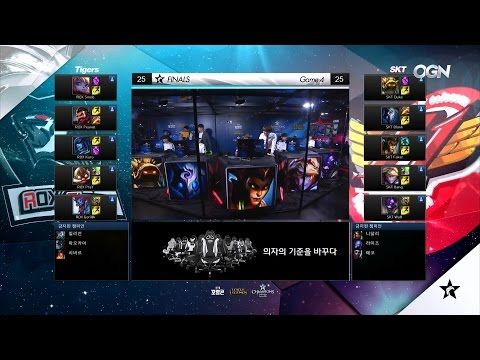 ROX vs SKT Game 5 Highlights - ROX TIGERS vs SK TELECOM T1 - LCK SPRING 2016 PLAYOFFS FINAL