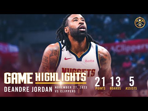 DeAndre Jordan Notches Double-Double In Los Angeles