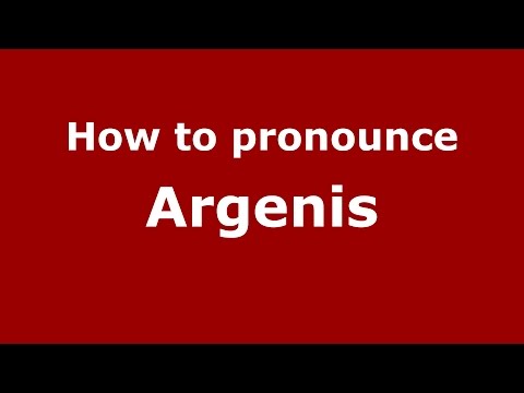 How to pronounce Argenis (Colombian Spanish/Colombia)  - PronounceNames.com