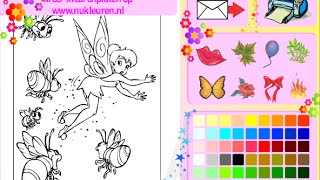 Tinkerbell Coloring Pages For Kids - Tinkerbell Coloring Pages