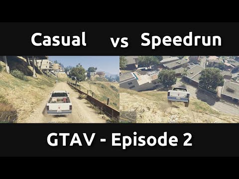 Casual VS Speedrun in GTAV #2 - Knowing Where to Go