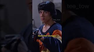 Bruce Lee vs Jackie Chan, who wins? 🤔 #brucelee #jackiechan #michaeljaiwhite #martialarts #mma