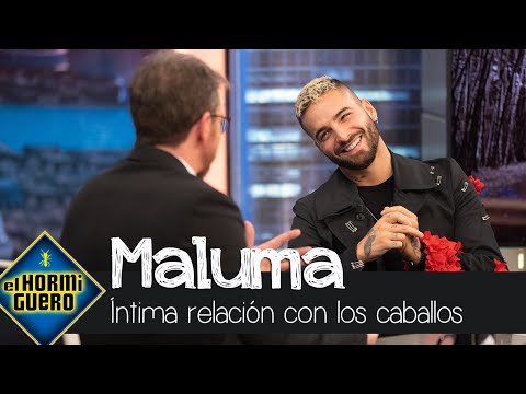 Maluma descubre su íntima relación con los caballos: "Fue amor a primera vista" - El Hormiguero