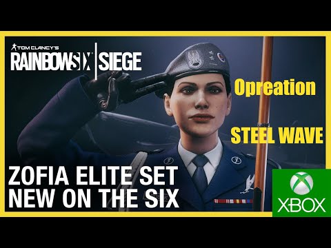 Zofia Elite Skin! MVP Animation and Gun Skins ! Rainbow Six Siege ! Steel Wave