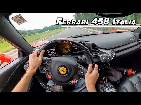 2011 Ferrari 458 Italia - 9,000 RPM Screaming Italian V8 Supercar!  (POV Binaural Audio)