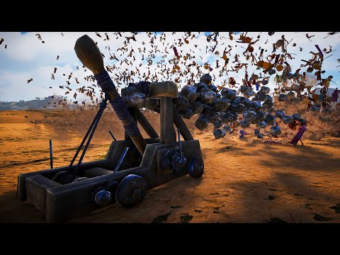 God Catapult vs 100 000x Spartans  - Ultimate Epic Battle Simulator 2