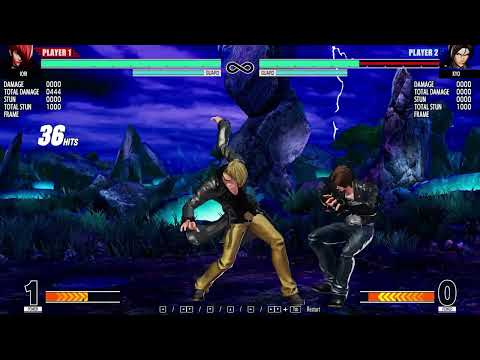 KOFXV Iori stun combo x4jumps