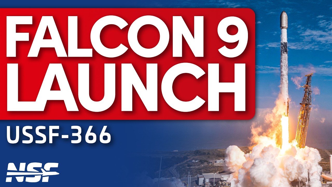 SpaceX Launches Falcon 9 with USSF-366