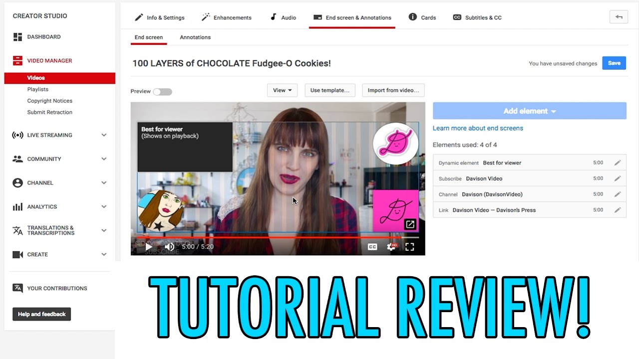 How to Use End Screens: New YouTube End Screen Annotations Tutorial!