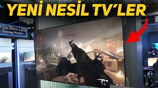 Yeni nesil televizyonları gördüm: 8K, 240Hz, 3D ve MicroLED teknolojil