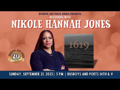 Nikole Hannah-Jones at Busboys and Poets