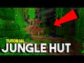 Minecraft EASY SIMPLE JUNGLE HOUSE TUTORIAL Biome House Secret Cave
