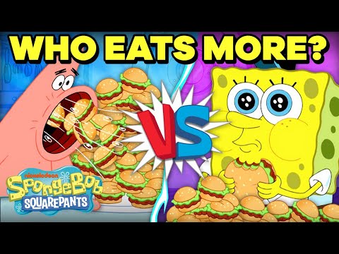 SpongeBob vs. Patrick: Who Can Eat More? ? | SpongeBob