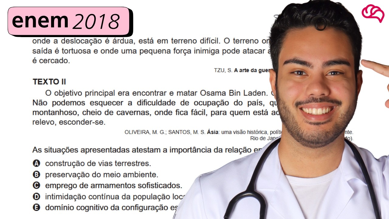 Resolução em Vídeo — Questão 73 ENEM 2018