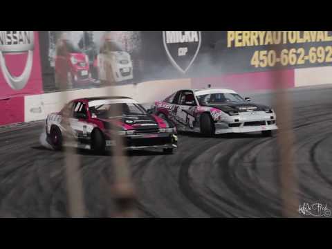 Éric Bélanger Leading Miro Ovcharik - Formula Drift Canada World 2015