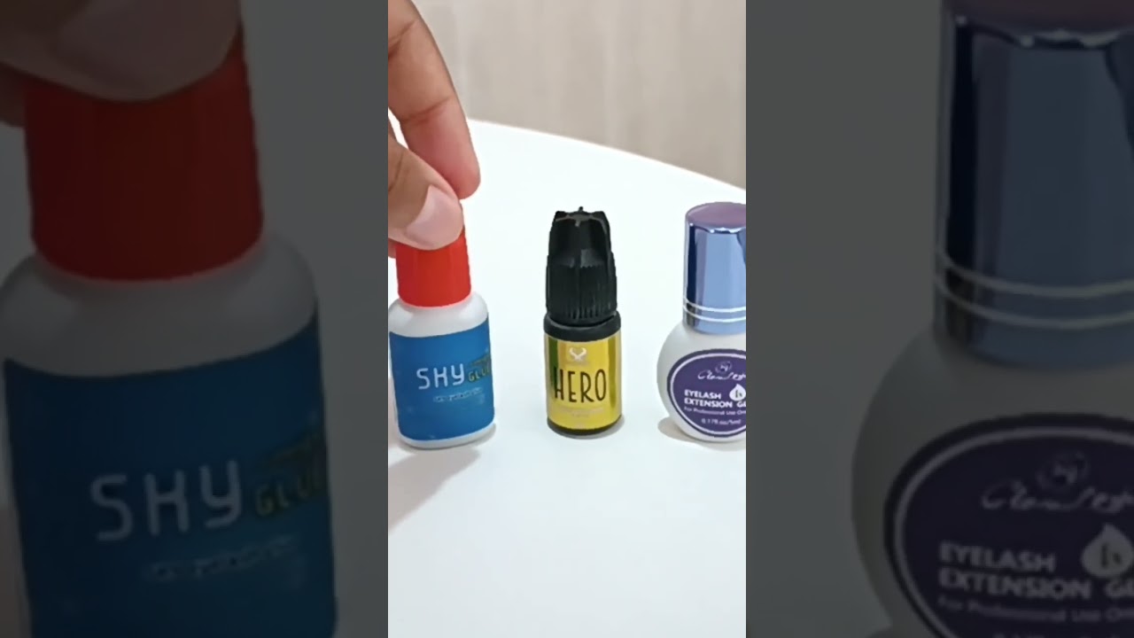 Qual a melhor cola para extensão de cílios  / Qual cola tem a melhor retenção #extensaodecilios
