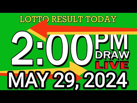 LIVE 2PM LOTTO RESULT TODAY MAY 29, 2024 #2D3DLotto #2pmlottoresultmay29,2024 #swer3result