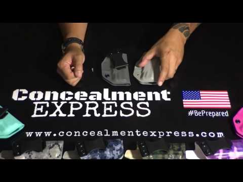 Concealment Express IWB KYDEX Holster Cant Adjustment from 0-15 Degrees