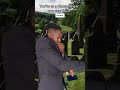 When your at a funeral and your homie starts laughing